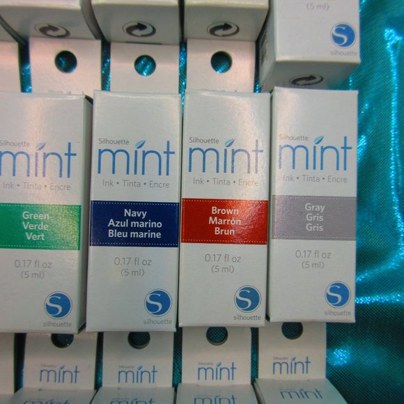 Silhouette Mint Stamp Maker Refill Inks All 18 Colors LOT - Picture 5 of 7